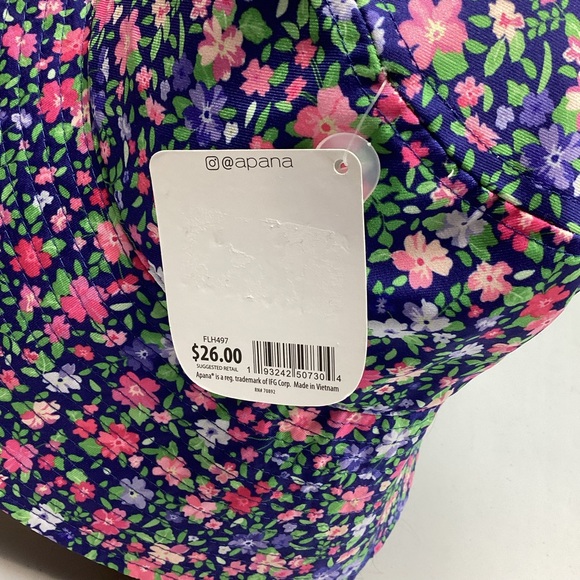 Apana Floral Bucket Hat NEW! - Picture 5 of 9